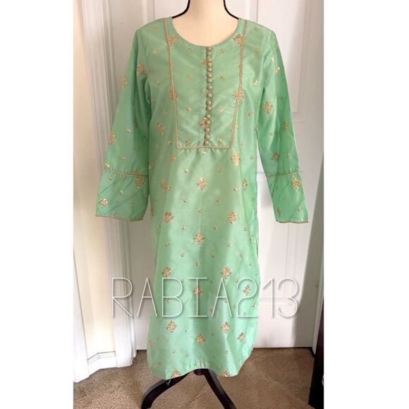 MALBUS PAKISTANI DESIGNER FORMAL DRESS 2 PIECE WEDDING FESTIVE - Picture 1 of 5